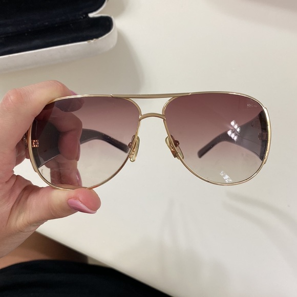 Marc Jacobs | Vintage Aviator in Plum and Gold
